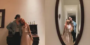 7 Potret Nadin Amizah Hadir di Acara Wisuda Faishal Tanjung Bersama Keluarganya