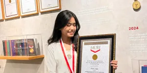 7 Potret Namira Adjani Dapat MURI Perempuan Termuda Peraih SIX STAR FINISHER MEDAL WMM