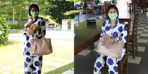 7 Potret Outfit Hana Saraswati Saat Jalani Syuting 'BUKU HARIAN SEORANG ISTRI' Tampil Santai Memakai Sandal