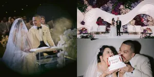 7 Potret Pernikahan Cellos dan Natasha Putri Tumakaka, Sempat Velocity Saat First Dance - Sudah Bersama Sejak 2017