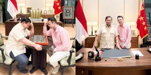 7 Potret Raffi Ahmad Asyik Main Catur bersama Presiden Prabowo Subianto, Ungkap Makna di Balik Bidak Raja - Akui dapat Banyak Ilmu