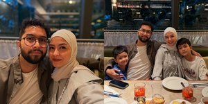 7 Potret Revalina S Temat & Suami Rayakan Anniversary 10 Tahun, Dinner Bareng Anak-Anak