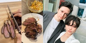 7 Potret Rina Nose Tunjukkan Menu Sahur dan Buka Puasa Sang Suami, Disebut 'Si Paling Protein'