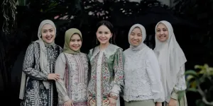 7 Potret Rossa Gelar Halal Bi Halal Keluarga Besar, Hadirkan Pedagang Kaki Lima