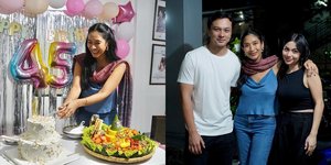 7 Potret Ulang Tahun Happy Salma yang ke-45, Dirayakan Bersama Ariel Tatum hingga Nicholas Saputra 