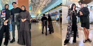 7 Potret Widi Vierratale Berangkat Umrah di Bulan Ramadan, Cantik Berhijab - Diantar Kevin Aprilio Hingga ke Bandara