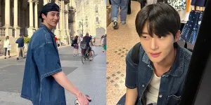 8 Foto Byeon Woo Seok Pancarkan Pesona Boyfriend Material Selama di Milan
