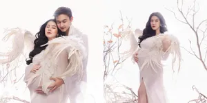 8 Foto Maternity Felicya Angelista Bareng Caesar Hito, Tampil Cantik Bak Bidadari Bersayap - 2 Bulan Lagi Melahirkan