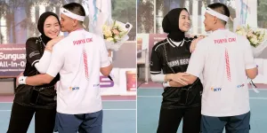 8 Foto Rezky Aditya Pakai Baju 'Punya Ciki' di Pertandingan Tenis Turnamen Olahraga Selebriti Indonesia, Bikin Netizen Salfok!