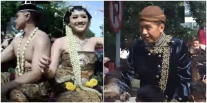8 Momen Antusiasme Masyarakat Solo Saksikan Kirab Pengantin Kaesang & Erina Gudono, Membludak!