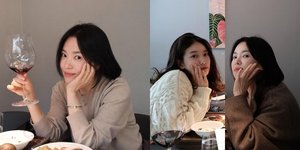 8 Momen Song Hye Kyo Ditraktir Makan Suzy Saat Ultah, Vibes Kakak Adik Sekaligus Bestie yang Manis