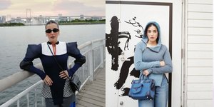 8 OOTD Tasya Farasya Saat Liburan ke Jepang, Bold dan Futuristik!