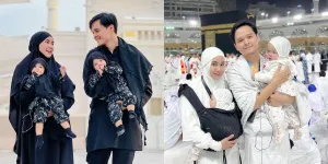 8 Potret Anak Kembar Anisa Rahma dan Anandito Dwis Ikut Umrah, Pintar dan Anteng Banget Loh!