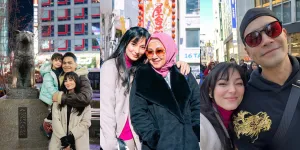 8 Potret Asmirandah dan Jonas Rivanno Liburan ke Jepang, Napak Tilas Lokasi Lima Tahun Lalu Bareng Chloe - Sekeluarga Visual Bikin Salfok