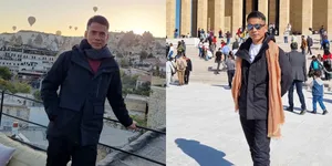 8 Potret Ayah Lesti Selama Liburan ke Turki, Masih Tak Percaya Bisa ke Luar Negeri - Tetap Tampil Sederhana Apa Adanya