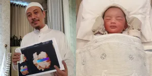 8 Potret Baby Hasan, Putra Opick yang Baru Lahir - Wajah Gantengnya Bikin Meleleh
