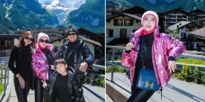 8 Potret Bella Shofie Liburan ke Swiss Bareng Suami - Anak Sambung, Gayanya Menyala