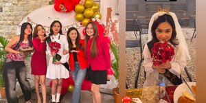 8 Potret Bridal Shower Nia LIDA, Dapat Ucapan Manis dari Lady Rara