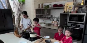 8 Potret Dapur Chef Devina Hermawan dengan Konsep Semi Outdoor, Anak-Anak Ikut Memasak