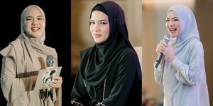 8 Potret Davina Karamoy Tampil Berhijab, Dipuji Makin Cantik - Netizen Sebut Aura Rani-nya Kuat Banget