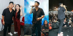 8 Potret Denny Caknan Konser di Tulungagung, Niken Salindry Ikut Naik Panggung - Mesra Bareng Bella Bonita di Backstage