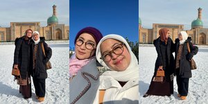 8 Potret Desy Ratnasari dan Nasywa Nathania Hamzah Nikmati Liburan Bersalju di Uzbekistan, Kompak dengan Sang Putri Tercinta Meski Sulit Diajak Foto Bersama