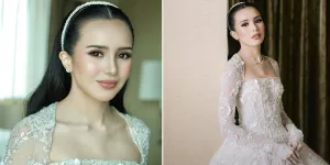 8 Potret Detail Makeup Beby Tsabina di Pesta Resepsi Pernikahannya, Nggak Pernah Gagal Cantik