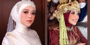 8 Potret Detail Makeup Lesti di Acara Tasyakuran, Wajah Cantik Flawless - Pipi Merah Merona Bak Tersipu