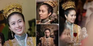 8 Potret Detail Makeup Pengantin Nong Poy Transgender Tercantik yang Super Minimalis Tapi Cantik Abis, Disebut Mirip Sandra Dewi
