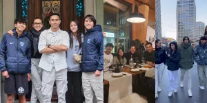 8 Potret Donna dan Darius Liburan Natal ke Swiss Bareng Anak-anak, Bahagia Kembali Kumpul Berlima