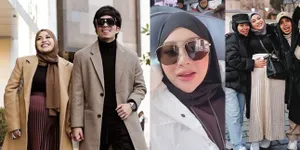 8 Potret Fashion Aurel Hermansyah di Turki, Bumil Cantik Bergaya Sosialita - Pakai Sepatu Selucu Harganya