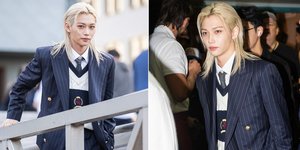 8 Potret Felix Stray Kids di New York Fashion Week untuk Tommy Hilfiger, Visualnya Bak Karakter Webtoon