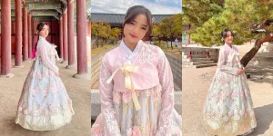 8 Potret Fuji Pakai Hanbok Tradisional Saat Liburan Ke Korea Selatan, Netizen: Mirip Putri Kerajaan Era Joseon!