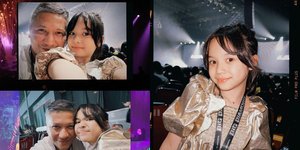 8 Potret Gempi Nonton Fan Meeting Lisa BLACKPINK di Jakarta, Ditemenin Gading Marten