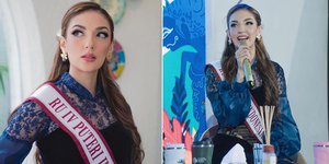 8 Potret Ghina Rai Adik Tsania Marwa Jalani Tugas Sebagai Runner Up Puteri Indonesia, Cantik dan Anggun