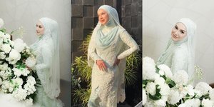 8 Potret Irish Bella Pakai Kebaya Mint Green untuk Akad Nikah, Dipuji Soft Kalem Mirip Orangnya 