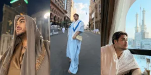 8 Potret Ivan Gunawan Tunaikan Ibadah Umrah, Bersyukur Bisa Kembali ke Tanah Suci - Berbagi Makan Siang dengan Jamaah Lain