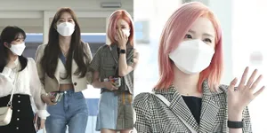 8 Potret IZ*ONE Japan Line Kembali ke Negaranya, Hitomi Tak Bisa Menahan Tangis