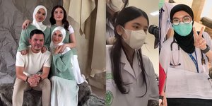 8 Potret Kedekatan Irish Bella dan Dua Anak Perempuan Sambungnya yang Sama-Sama Calon Dokter