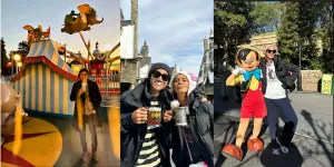 8 Potret Kemesraan Liburan Keluarga Vino G Bastian Ke London, Sekaligus Rayakan Ultah Marsha Timothy yang Ke-45!