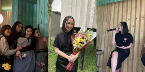 8 Potret Keseruan Perilisan Mini Album Agatha Pricilla, Sivia Azizah Hadir Bersama Sang Bayi