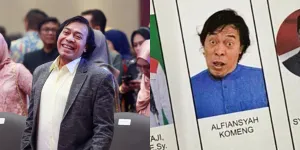 8 Potret Komeng Sang 'MVP' di Pemilu 2024, Modal Foto Nyeleneh OTW Senayan - Ungkap Alasan Terjun ke Dunia Politik