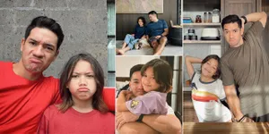 8 Potret Kompaknya Andrew White dan Putri Cantiknya Sarah yang Selalu Manja, Dibilang Mirip - Suka Bikin Gemas Netizen