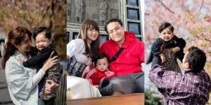 8 Potret Liburan Seru Gilang Dirga dan Adiezty Fersa di Jepang - Family Goals Banget!