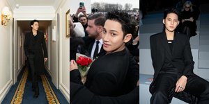 8 Potret Mingyu SEVENTEEN Hadiri Event Fashion Show Dior Fall 2025 Womenswear di Paris, Ganteng Bak Pangeran - Dapat Bunga dari Carat