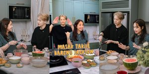 8 Potret Nagita Slavina Ngabuburit dan Masak Bareng Jackson Wang, Seru Ngobrolin Keluarga