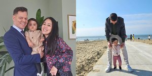 8 Potret Nova Anak Gracia Indri Pertama Kali ke Pantai di Belanda, Asyik Belajar Jalan Digandeng Mama Papanya - Komentar Gisela Cindy Jadi Sorotan