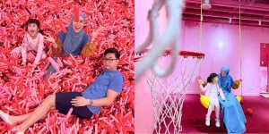 8 Potret Nycta Gina Ajak Anak Main ke Museum of Ice Cream, Jelajahi Ruangan Serba Pink yang Manjain Mata Banget!