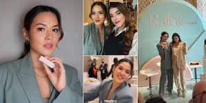 8 Potret Pesona Cantik Raisa di Event Launching Brand Makeup Miliknya, Pakai Nama Tengah Zalina