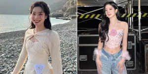 8 Potret Pinggang Ramping Dahyun TWICE, Kecil Banget Bak Boneka Barbie